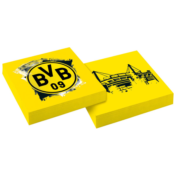 BVB Party Geburtstag Meisterschaft Deko Servietten Borussia Dortmund