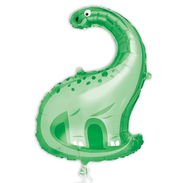 Dinosaurier Geburtstag Party Folienballon Dino Langhals Grün