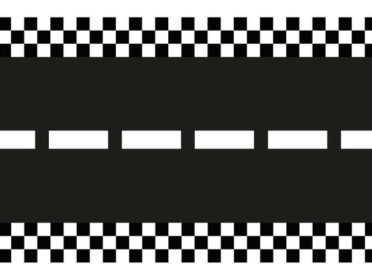 Tischläufer Baustellen Bagger Party Autorennen Kindergeburtstag Racing Straßendesign

