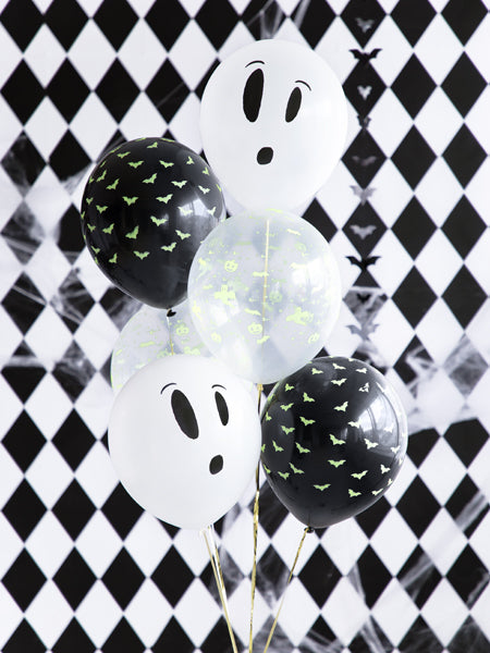 Halloween Latexballons UV Licht
