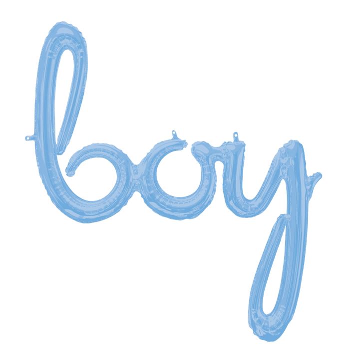 Baby Boy Folienballon Hellblau Blau Baby Party Babyshower Deko