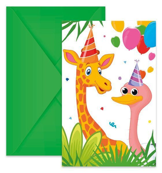 Einladung Dschungel Geburtstag Party