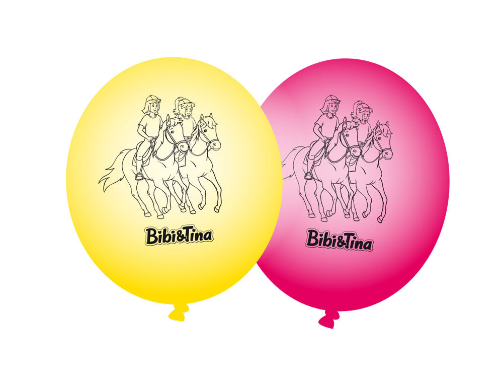 Bibi und Tina Kindergeburtstag Deko Latexballons Luftballons
