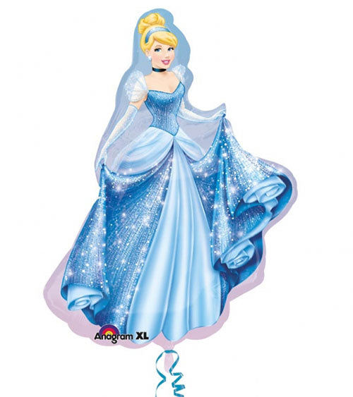 Cinderella Folienballon Prinzessinnen Geburtstag Dekoration