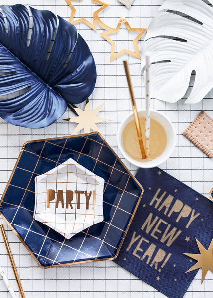 Silvester Party Paket XXL Navy
