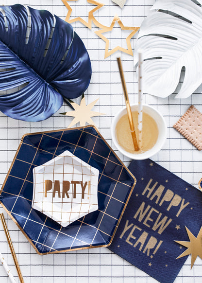 Silvester Party Paket XXL Navy