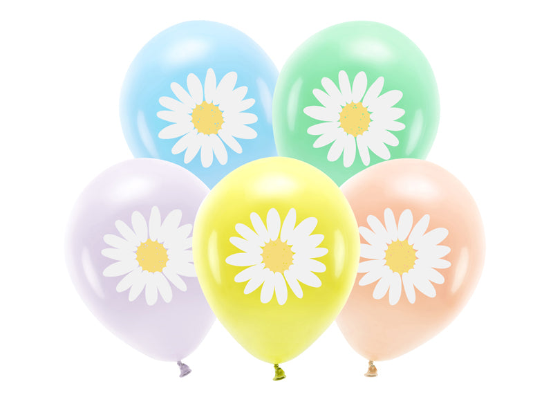 Luftballons Latexballons Eco Motivballons Blümchen Blumen Daisy Margerite
