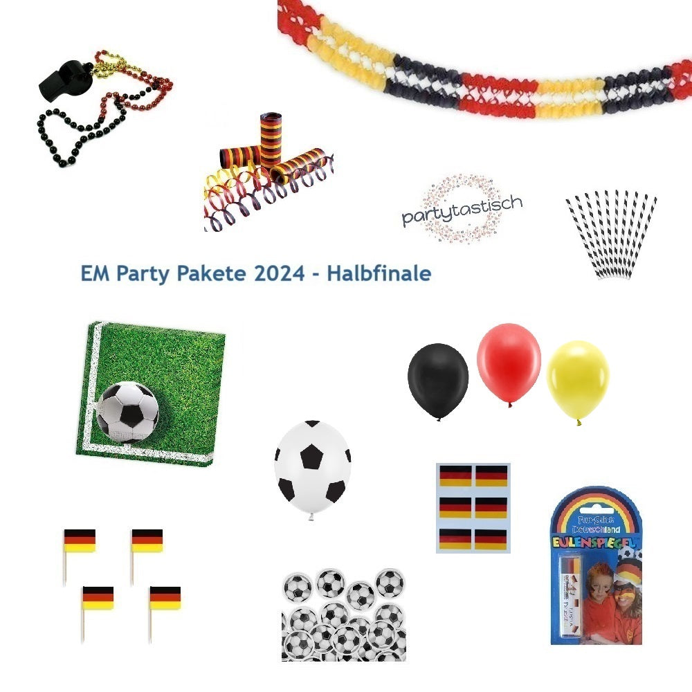 EM Party Paket Set Fußball Deutschland Europameisterschaft Dekoration