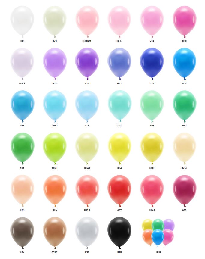 Eco Latexballon Pastell Gelb Dunkel