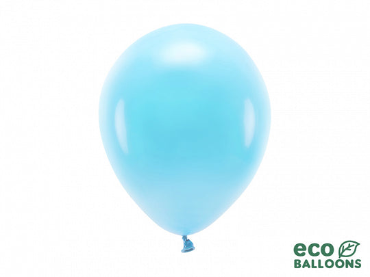 Eco Luftballon Latexballon Hellblau Blau