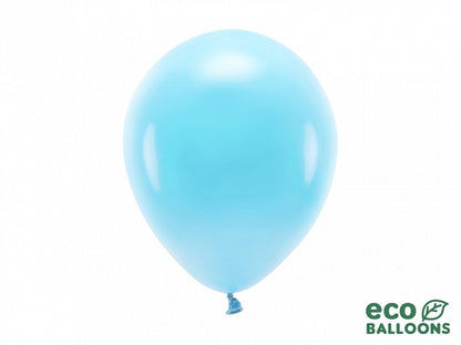 Eco Luftballon Latexballon Hellblau Blau
