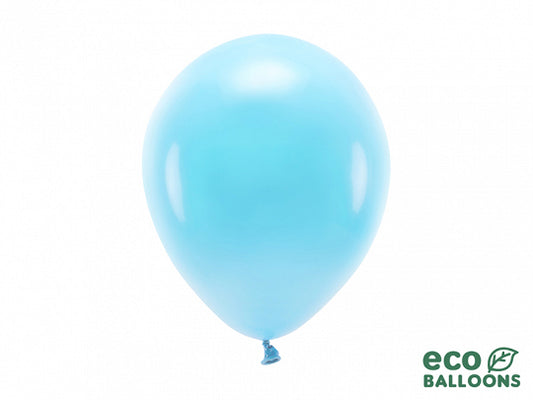 Eco Luftballon Latexballon Hellblau Blau