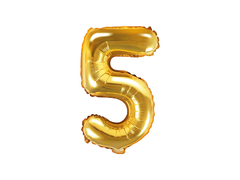 Silvester 2025 Zahlenballons Gold