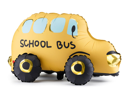 Folienballon Schulbus Einschulung Dekoration Schulstart