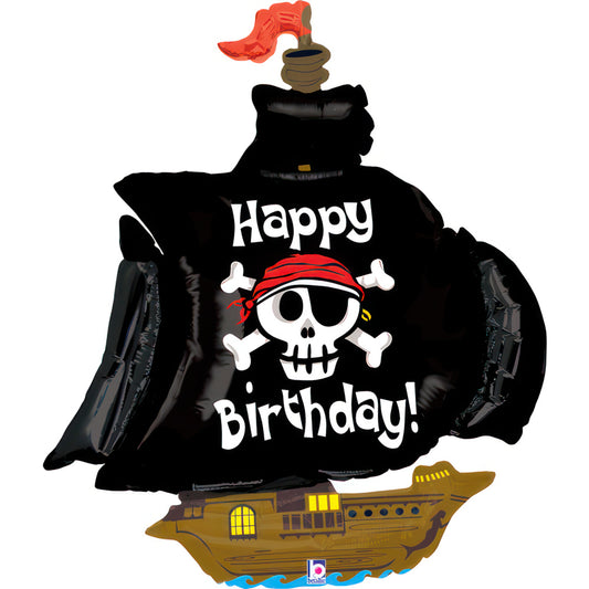 Piraten Party Geburtstag Folienballon Piratenschiff