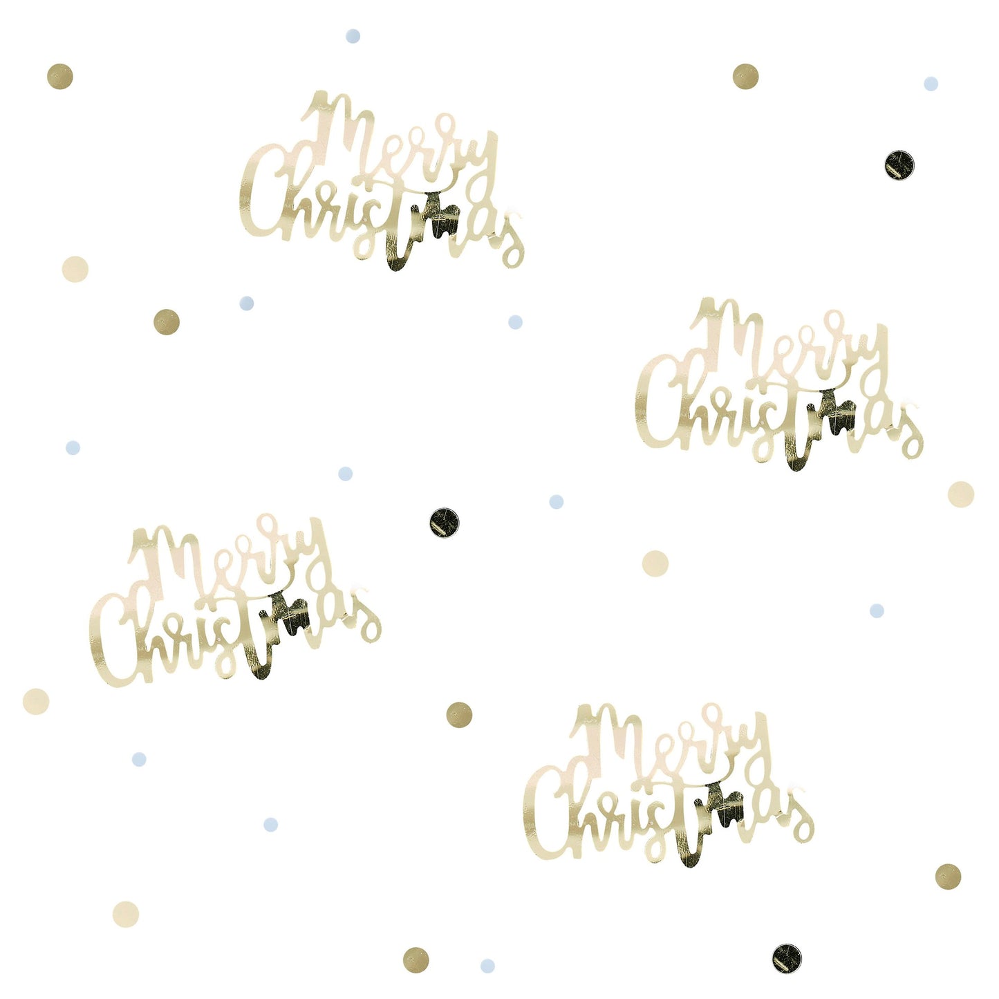 Gold Metallic Konfetti Weihnachten wiederverwendbar Tischdeko
