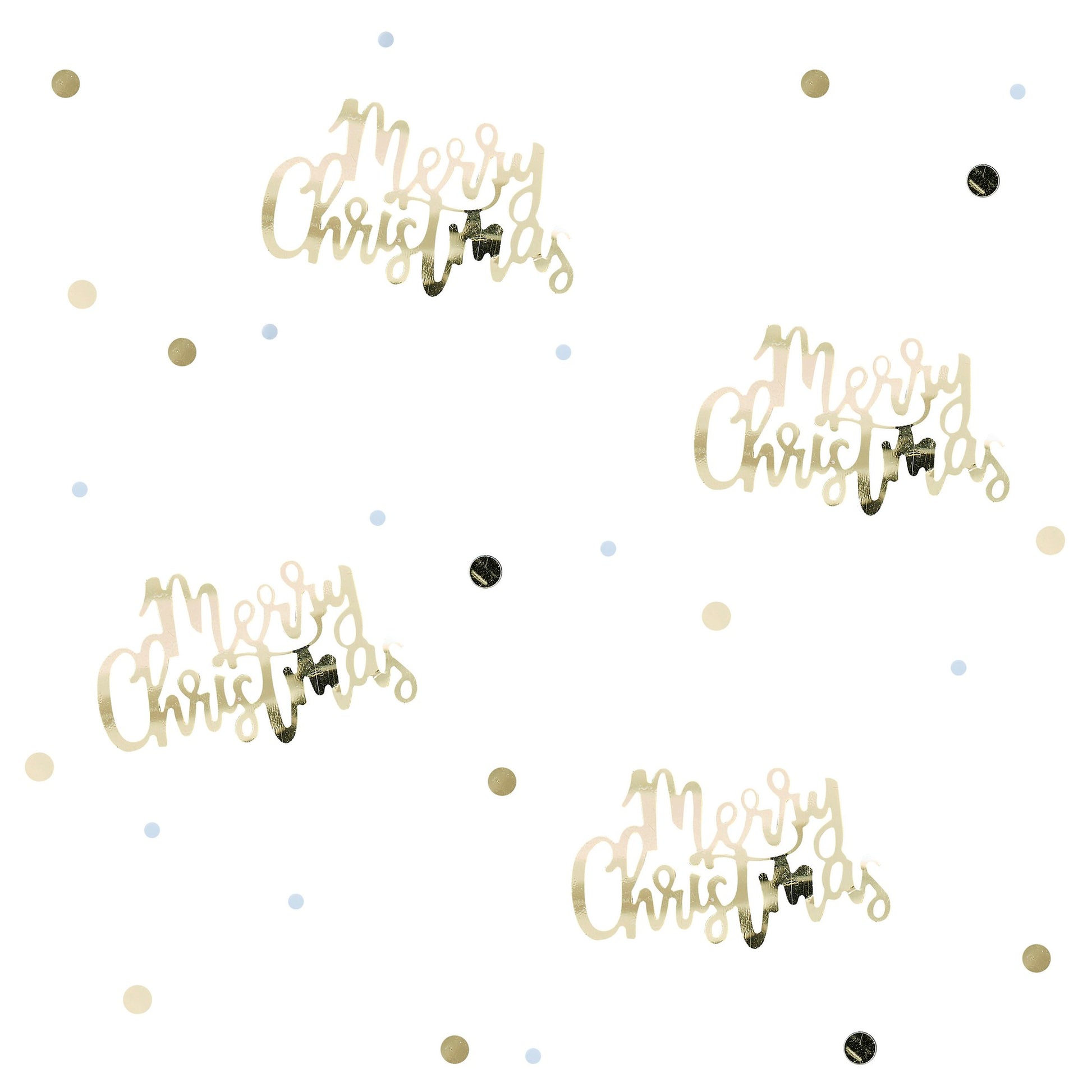 Gold Metallic Konfetti Weihnachten wiederverwendbar Tischdeko