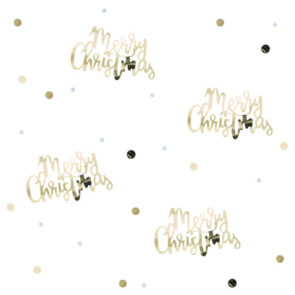 Gold Metallic Konfetti Weihnachten wiederverwendbar Tischdeko