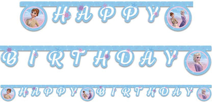 Anna und Elsa Frozen Spirit Wind Eiskönigin Happy Birthday Girlande
