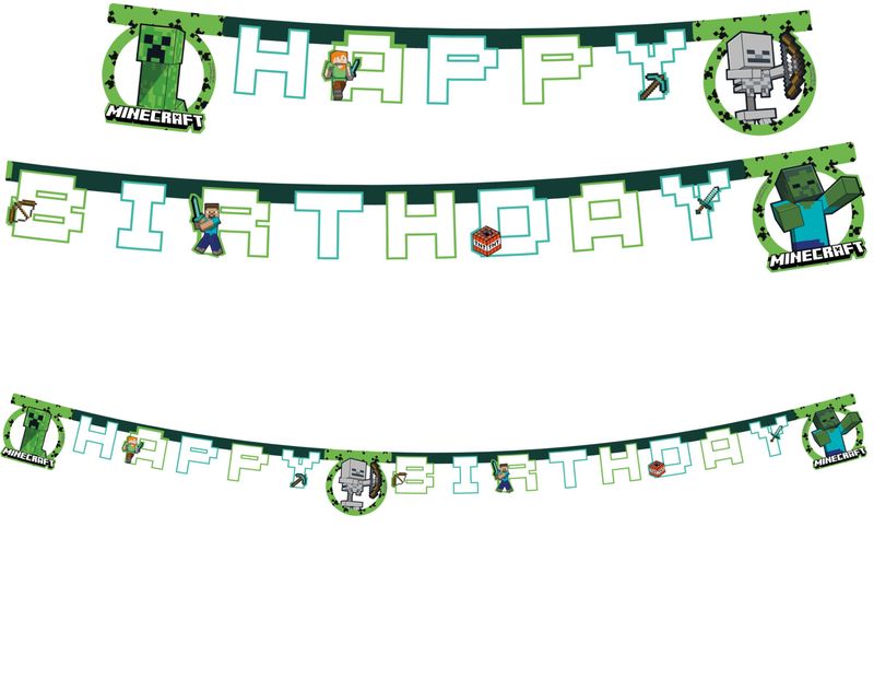 Minecraft Party Paket