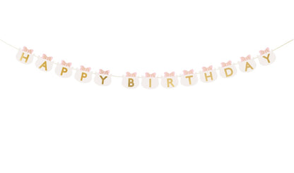 Kitty Katzen Kindergeburtstag Girlande Happy Birthday