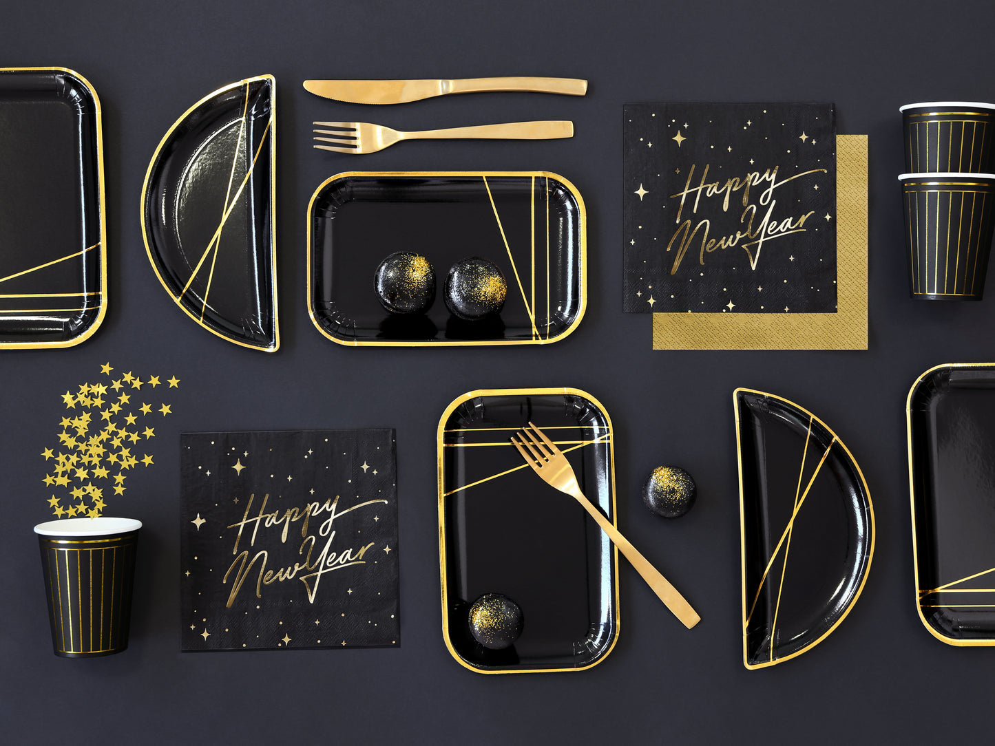 Silvester Party Paket XXL Black