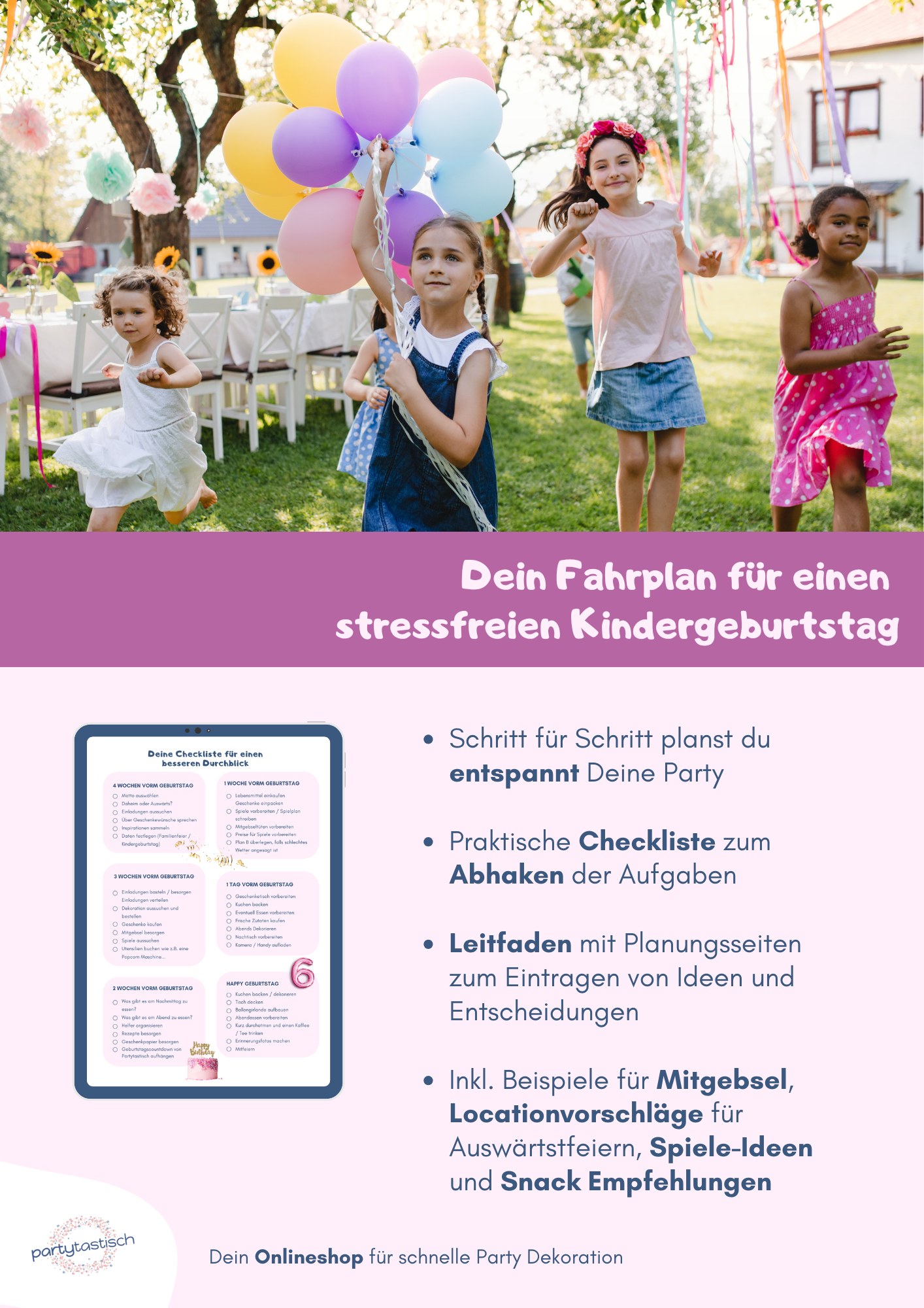 Leitfaden für Kindergeburtstage (PDF-Datei)