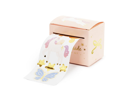 Einhorn Kindergeburtstag Mitgebsel Gastgeschenke Sticker Aufkleber