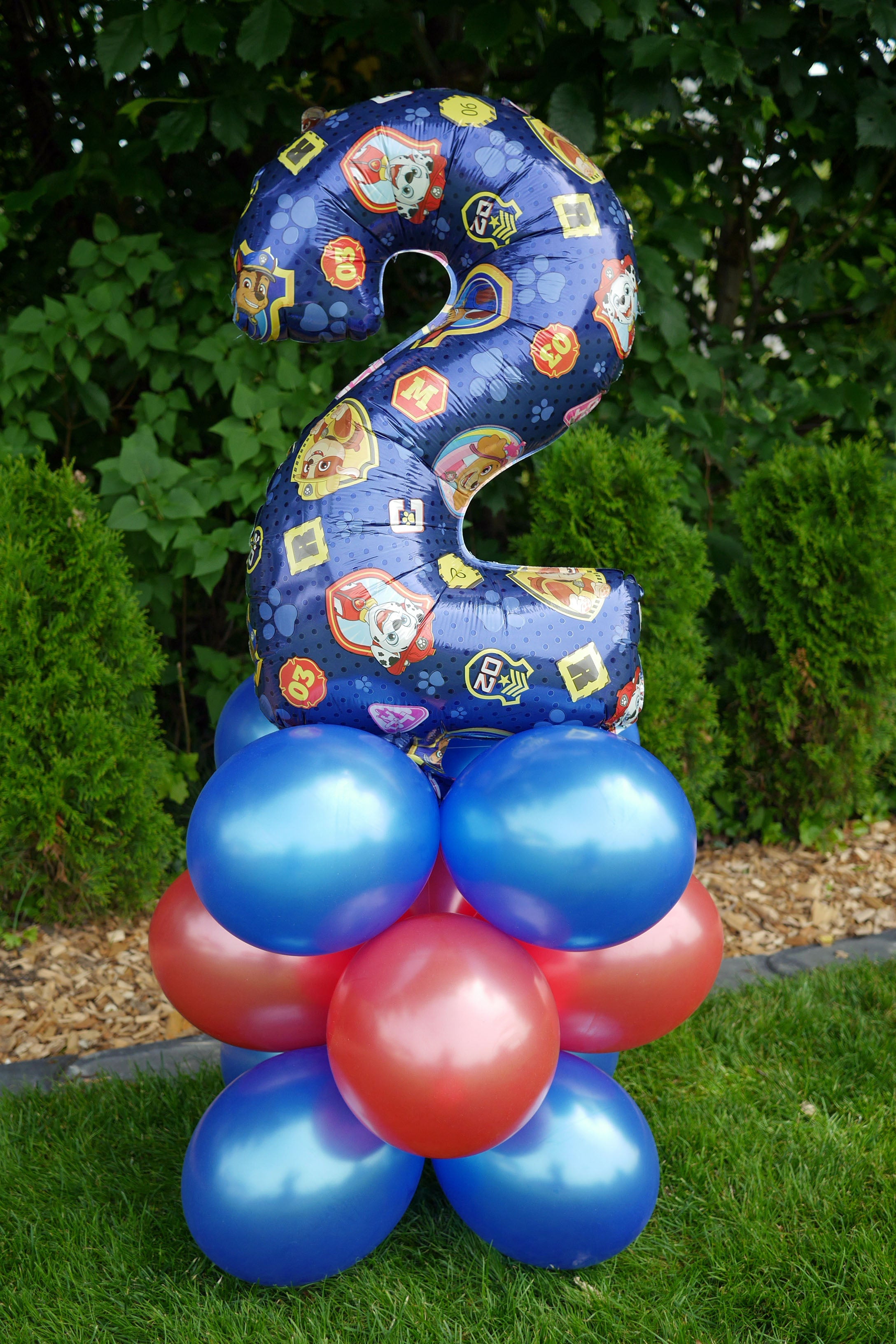 Ballonturm Paw Patrol Ballondeko