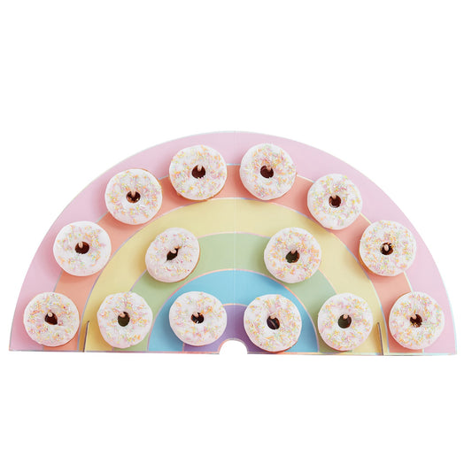 Donatwand Donutwall Regenbogen Pastell Ginger Ray