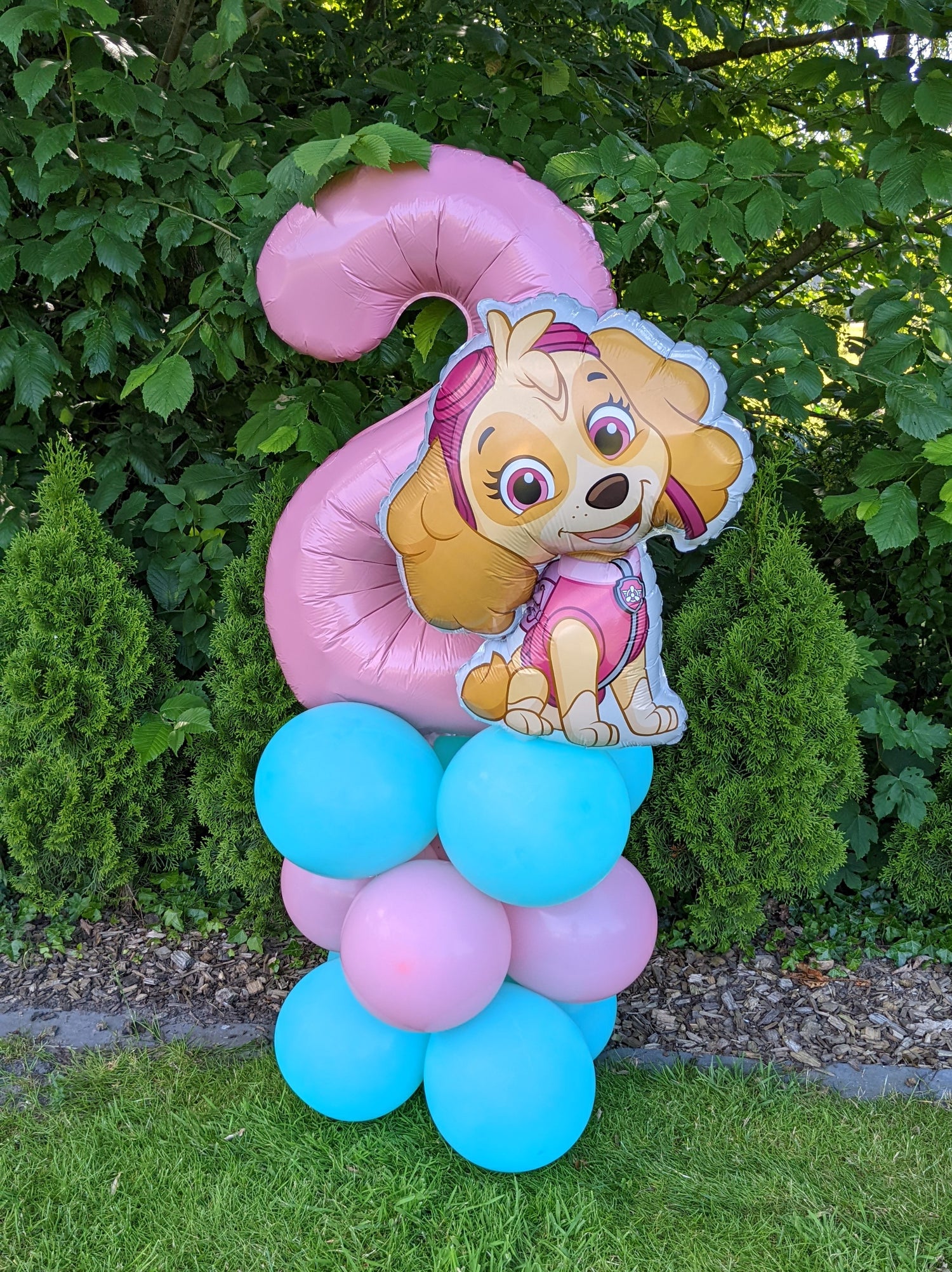Ballonturm Ballondeko Paw Patrol 