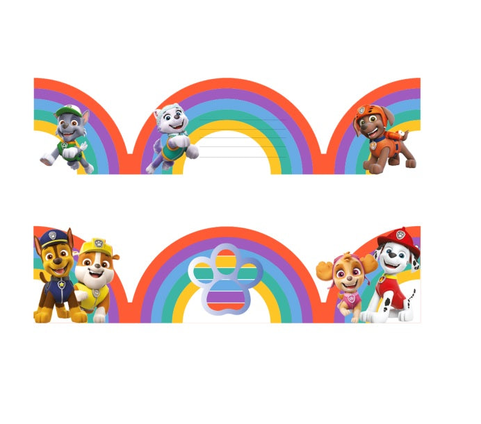 Paw Patrol Einladungskarten Bunt