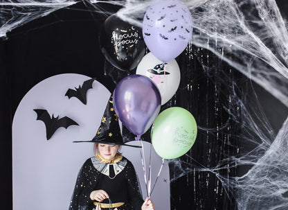 Ballonmix Halloween Lila Hexe