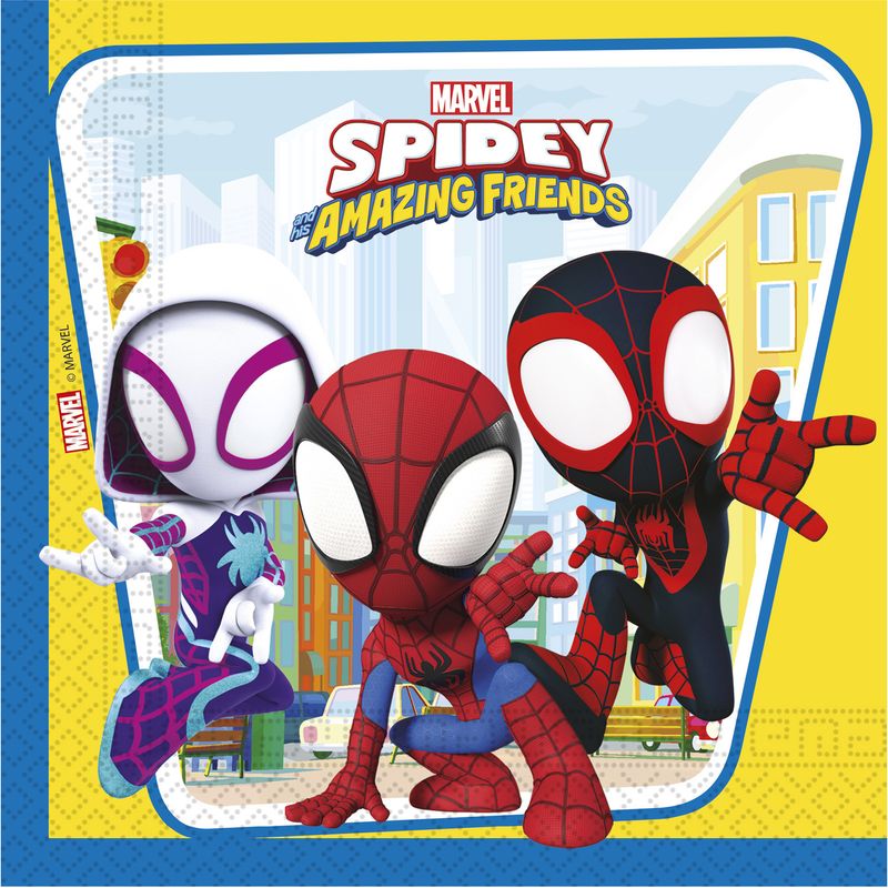 Servietten Spidey und seine Freunde