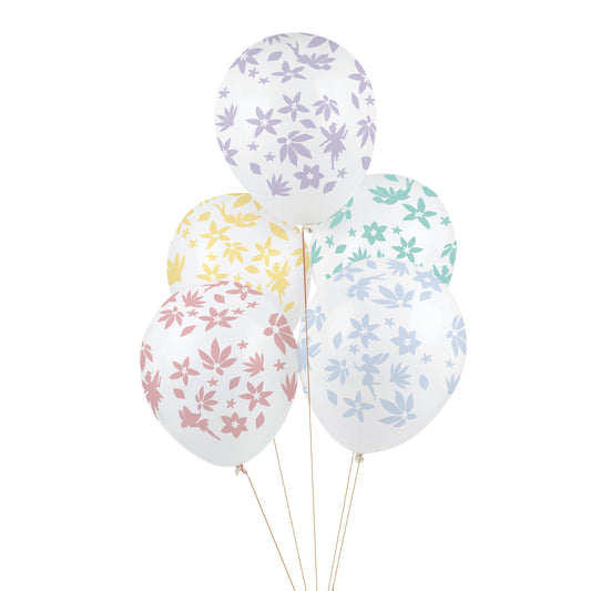 Latexballons Ballonmix Feen Party Geburtstag Blumen Pastell