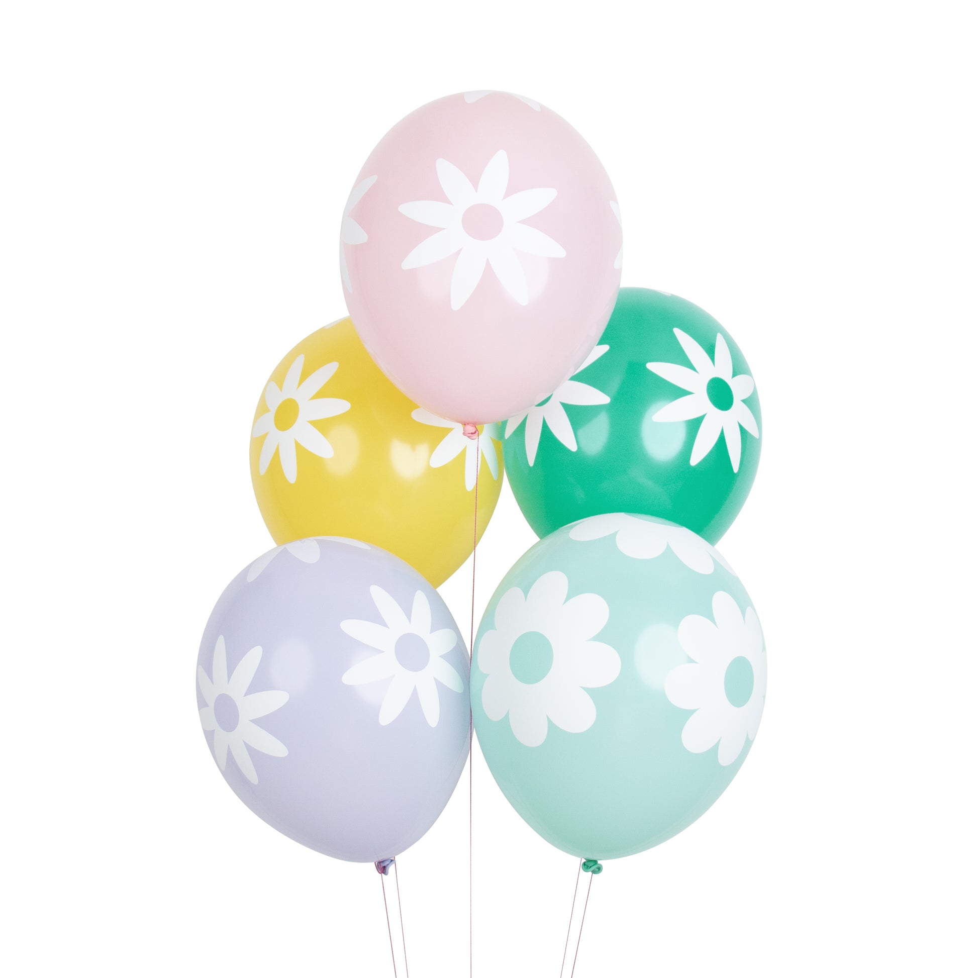 Luftballons Latexballons Ballonmix Blumen Blümchen Party Geburtstag Pastell