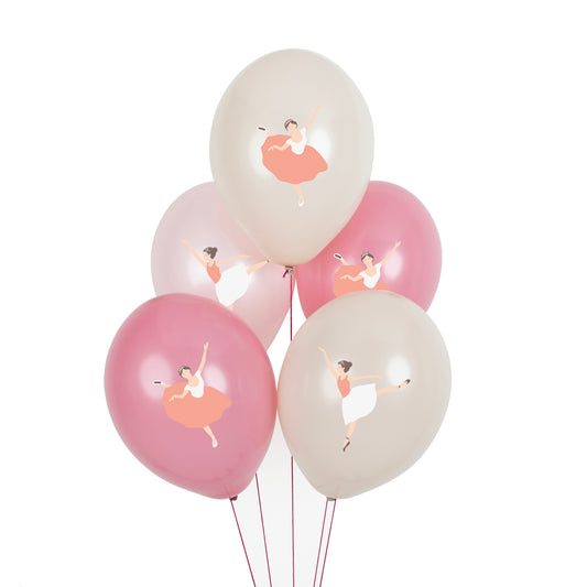 Latexballons Motivballons Luftballons Ballerina Kindergeburtstag