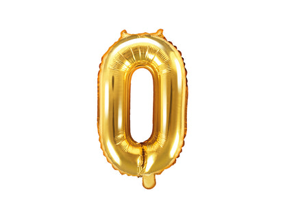 Silvester 2025 Zahlenballons Gold
