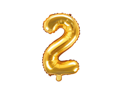 Silvester 2025 Zahlenballons Gold