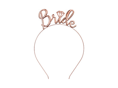 Bride to be Party Paket Set Rosegold Haarreif Brautparty Junggesellinnenabschied JGA