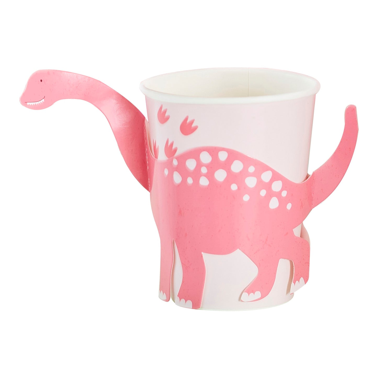 Ginger Ray Dinosaurier Geburtstag Party Pink Rosa Mädchen Pappbecher Partybecher