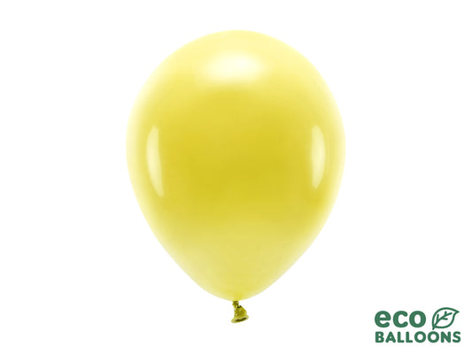 Eco Luftballon Latexballon Dunkel Gelb