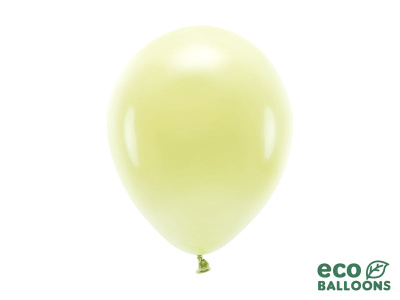 Eco Luftballon Latexballon Hell Gelb