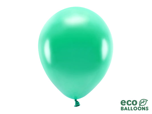 Eco Metallic Green Gras Grün Luftballon Latexballon