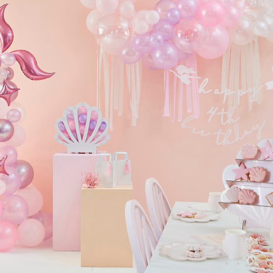 Schimmernde Meerjungfrau Geburststag Party Kindergeburtstag Deko Ginger Ray Party Paket