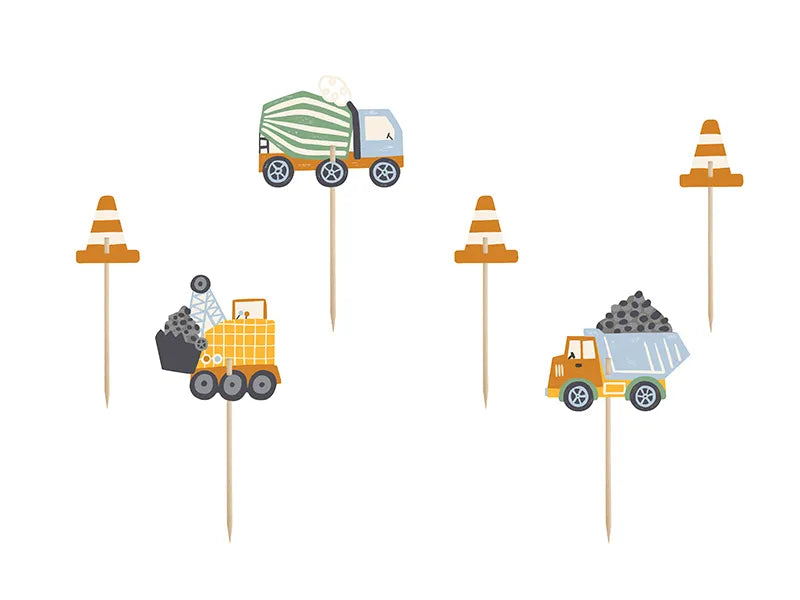 Caketopper Baustelle