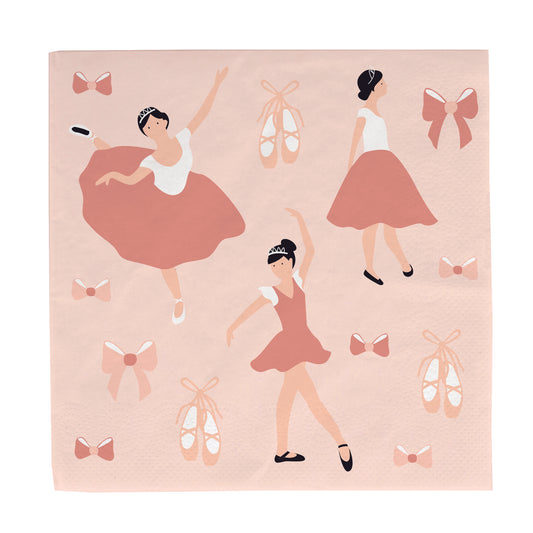 Ballerina Party Kindergeburtstag Servietten