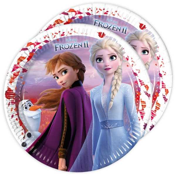Frozen Die Eiskönigin Disney Geburtstag Party Paket Set Pappteller Partyteller