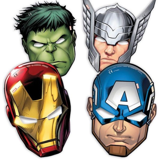 Marvel Avengers Party Geburtstag Dekoration Masken Hulk Captain America Iron Man