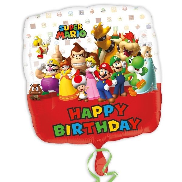 Super Mario Party Kinder Geburtstag Folienballon Happy birthday
